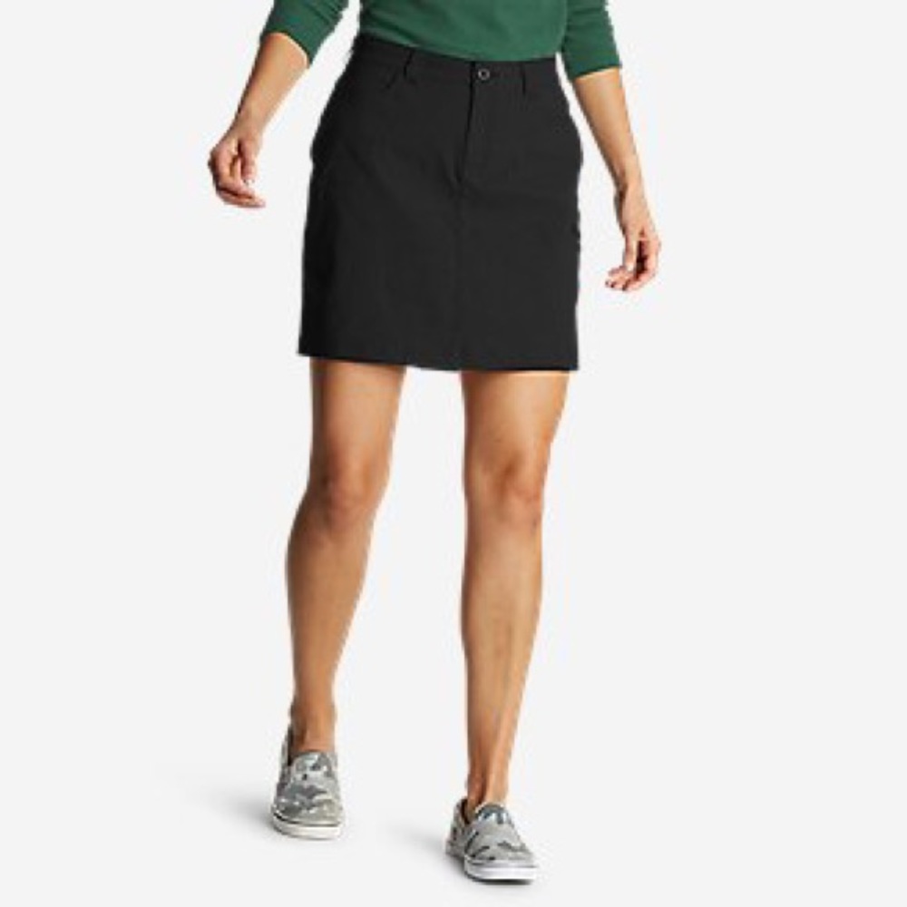 Eddie Bauer Black Athletic Skirt with shorts